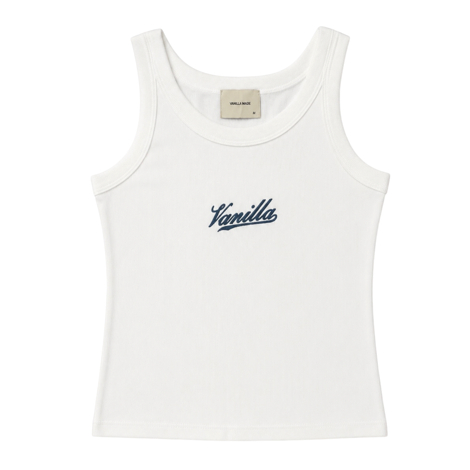 Vanilla Ribbed Womens Tank