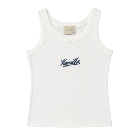 Vanilla Ribbed Womens Tank